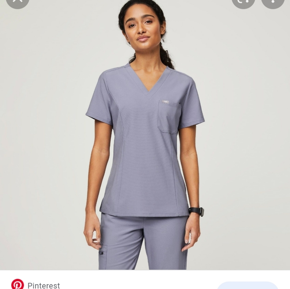 Figs NWT vapor blue slim catarina